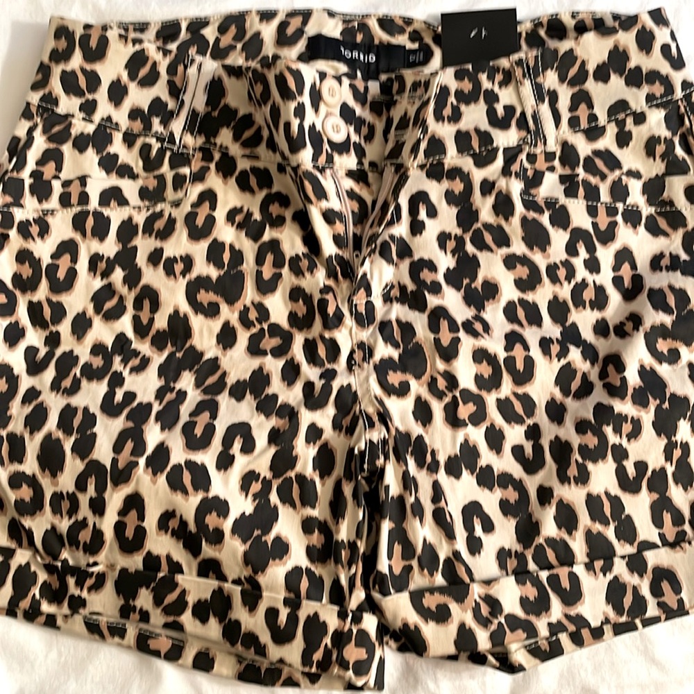 Torrid Leopard Shorts